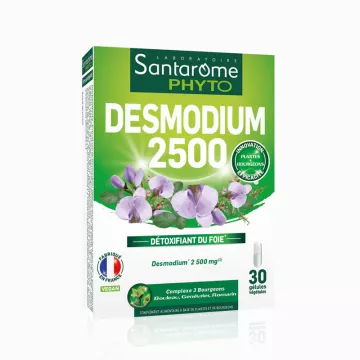 Santarome Desmodium 2500 Desintoxicante do Fígado 30 Cápsulas