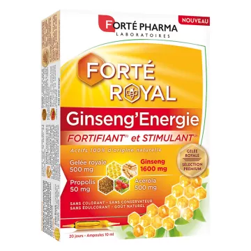 Forté Pharma Ginseng'energie 20 flesjes