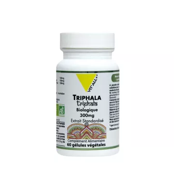 Vitall+ Triphala Bio 300mg Extrait Standardisé 60 gélules végétales