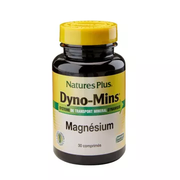 Natures Plus Dyno Mins Magnesium 300 mg 30 comprimidos quelados