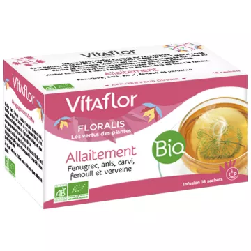 Травяной чай Vitaflor Floralis Organic для грудного вскармливания 18 пакетиков