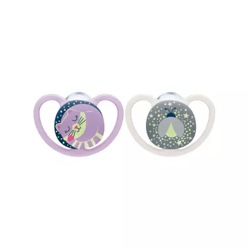 NUK SPACE Pacifier 6-18 months night