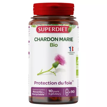 Superdiet Biologische Mariadistel Capsules x 90