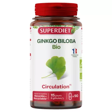 Superdiet Ginkgo Biloba Bio Capsules x 90