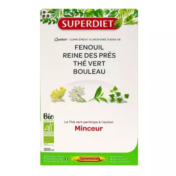 Superdiet Quatuor Minceur Organic 20 флаконов