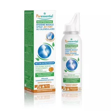 Puressentiel Respiratório Nasal Hygiene Spray Strong Jet 100ml