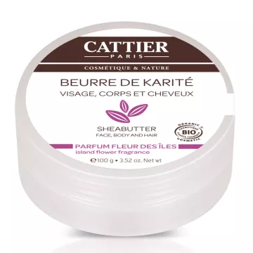 Cattier Fleurs des Iles Burro di Karité 100ml