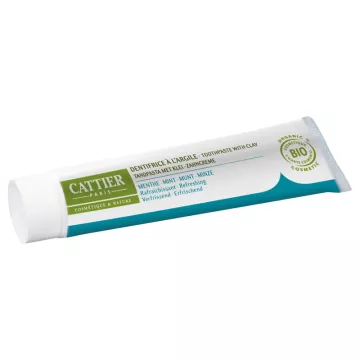 Cattier Dentargile Minze Erfrischende Bio-Zahnpasta 75 ml