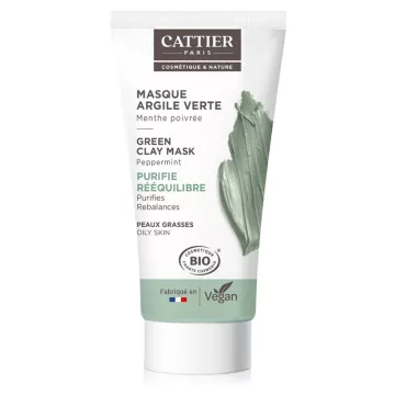 Cattier Bio-Maske aus grünem Ton