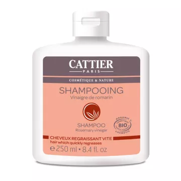 Cattier Rozemarijn Azijn Shampoo Voor Vet Haar 250 ml