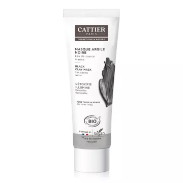 Cattier Black Clay Maske 100ml