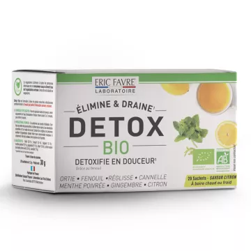 Eric Favre Detox Vegan Lemon Herbal Teas 20 Sachets