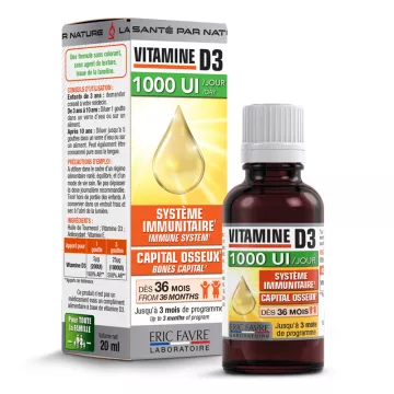 Eric Favre Vitamina D3 1000 UI 20 ml