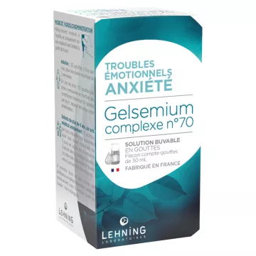 Gelsemium complex L70 Anxiety Hyperemotivity Lehning Drops 30ml