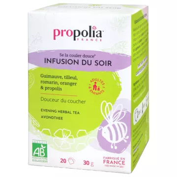 Propolia Organic Evening Infusion Gentle Bedtime 20 sachets