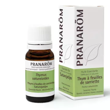 Pranarôm Huile essentielle Thym feuilles Sarriette 10ml