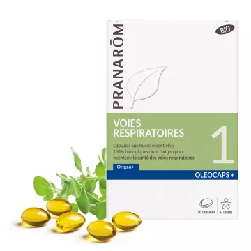 OLEOCAPS 1 Pranarôm BIO Tracto Respiratorio (Nariz-Garganta) 30 Cápsulas