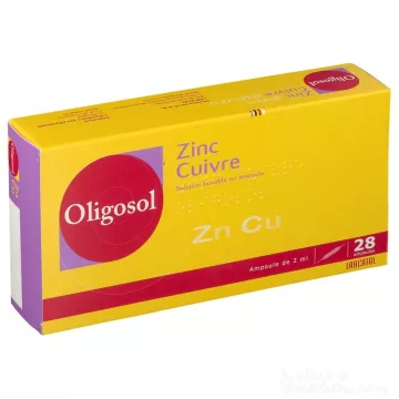 Oligosol ZINCO RAME (Cu-Zn) LAMPADINE Minerals & Trace Elements