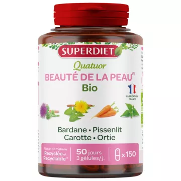 Superdiet Organic Beauty Quartet 150 cápsulas