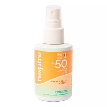 Respire Spf50 Spray Solaire Naturel Minéral 120ml