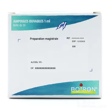 PYRITE DE FER 8DH ampoules buvables homéopathie BOIRON