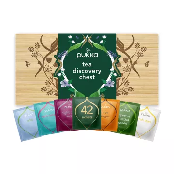 Pukka Coffret Découverte en Bambou 42 sachets