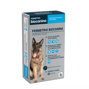 Biocanina Permetrix Pipetta per il controllo dei parassiti x3