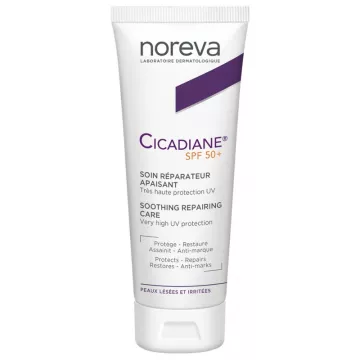 Noreva Cicadiane Spf50+ Crème Réparatrice Photoprotect 40 ml