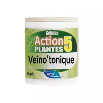 Phytofrance Veino Tonic Action 5 Plants 100 Capsules