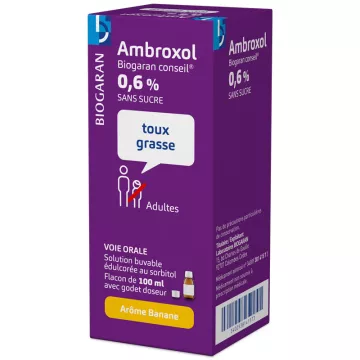 АМБРОКСОЛ 0,6 процента раствор сахара BIOGARAN
