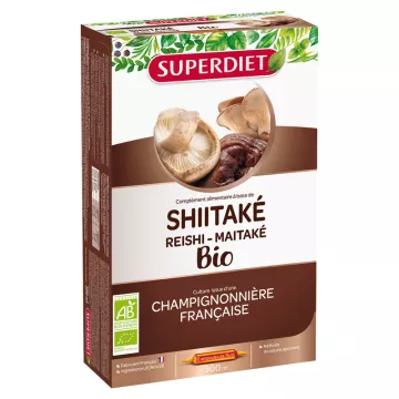 Superdiet Shiitake+ Bio 20 Ampoules