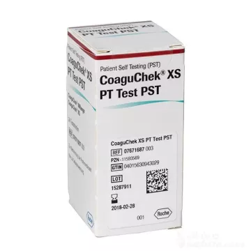 Tiras de monitoramento de coagulação de autoteste COAGU-CHEK XS 24 INR