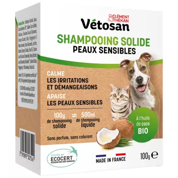 Vetosan Shampoo Sólido Pele Sensível 100 gr