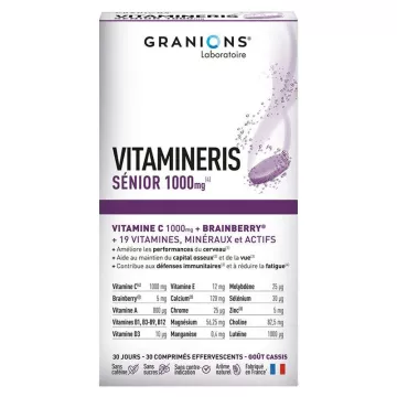 Granions Vitamineris Senior 1000mg 30 comprimidos efervescentes