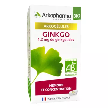Arkocaps Ginkgo Organic Память и концентрация