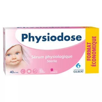Physiodose Sterile physiological saline solution 40 single-dose of 5 ml