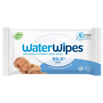 WaterWipes Lingettes nettoyantes à l'eau pour bébé