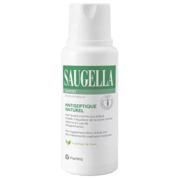 Saugella Natural Antiséptico Cuidado de Limpieza Íntima 250ml