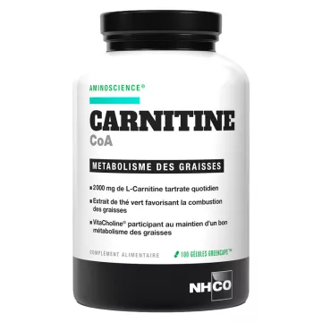 NHCO Aminoscience Carnitine CoA Vetstofwisseling 100 capsules