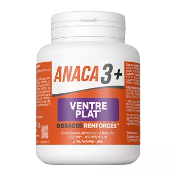 Anaca3+ Flacher Bauch Verstärkte Dosagen 120 Kapseln