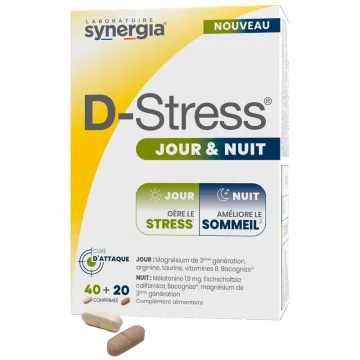 Synergia D-Stress день и ночь 60 таблеток