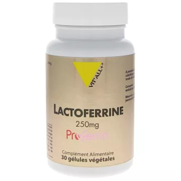 Vitall+ Lactoferrine 250 Mg 30 Gélules