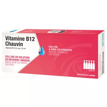 VITAMINA B12 Chauvin 0,2 mg 0,4 ml colírio