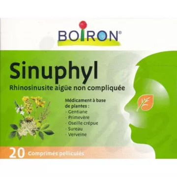 Sinuphyl Boiron Respiratory comfort 20 tablets