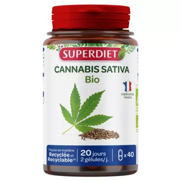 Superdiet Cannabis Bio 40 capsules