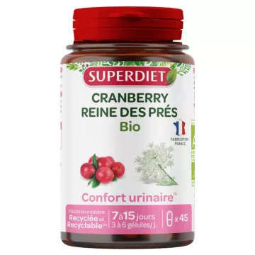 Superdiet Organic Cranberry Meadowsweet 45 capsule