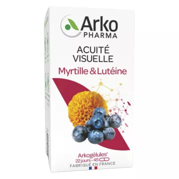 Капсулы Arkocaps Visual Acuity Blueberry и Lutein 45