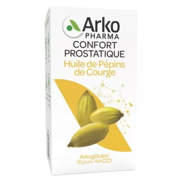 Arkogélules Olio di semi di zucca Comfort urinario maschile Biologico