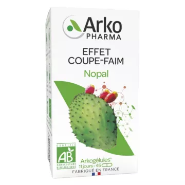 Arkogélules Nopal Effet Coupe-Faim Bio 45 capsules