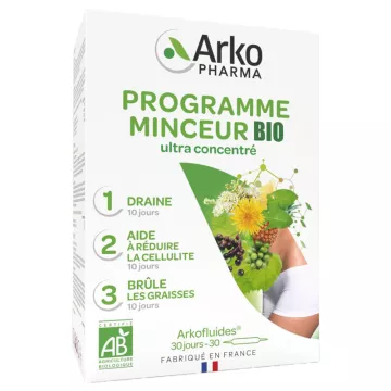 Arkofluides Programma dimagrante biologico 30 fiale